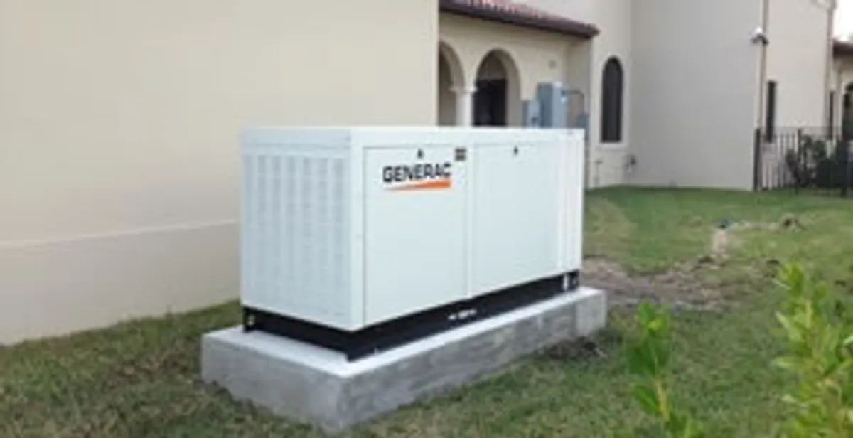 generator installation service showing standby generator professionally installed for residential power backup in Baltimore, MD