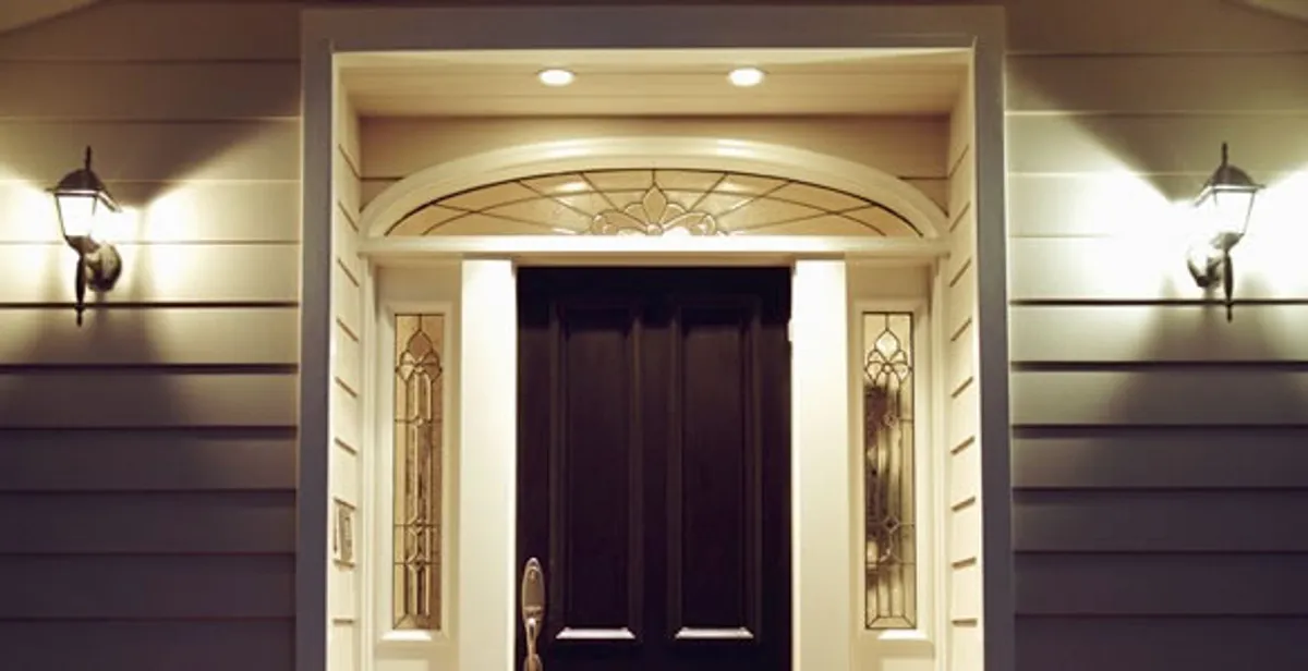 security light installation services with professionally installed entryway lighting in Baltimore, MD